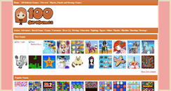Desktop Screenshot of 100girlgames.com